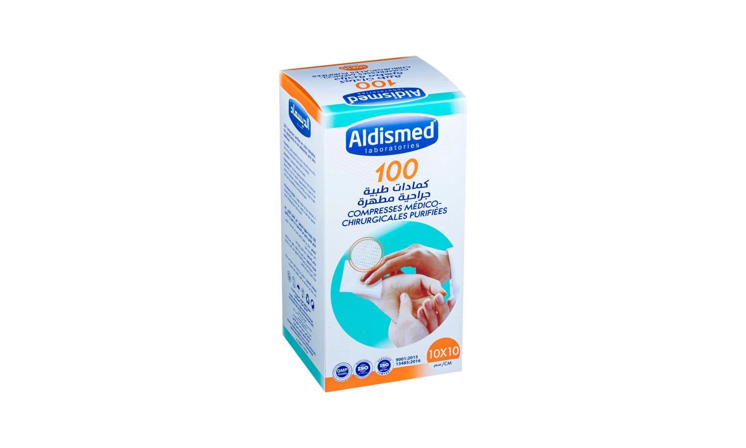 ALDISMED COMP PURI 10X10 B/100
