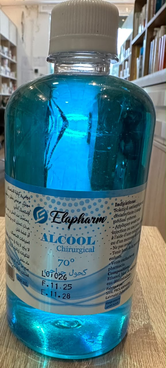 ELAPHARM ALCOOL CHIRURGICAL FL/500ML 