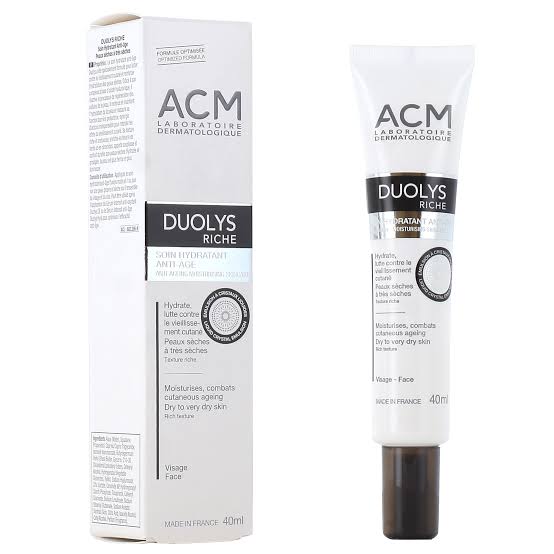 ACM DUOLYS EMULSION RICHE SOIN HYDRATANT ANTI AGE LA PEAU SECHE 40ML C/56