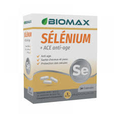 BIOMAX SELENUIM 100MCG+ACE ANTI AGE 30 CPS
