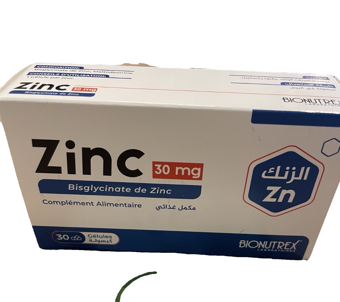 BIONUTREX ZINC 30 MG BISGLYCINATE B/30 CP