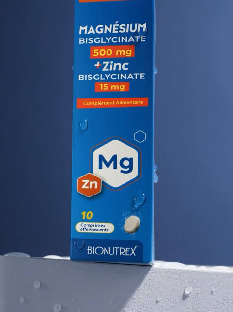 BIONUTREX MAGNESIUM BISGLYCINATE EFFERVESCENT 500 MG + ZINC  15 MG B/10