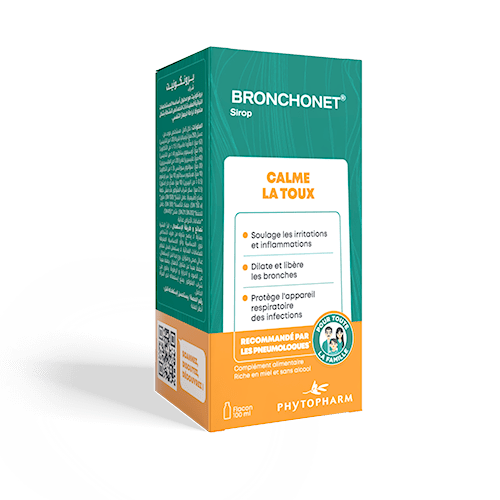 PHYTO BRONCHONET SIROP AVEC SUCRE 100ML.