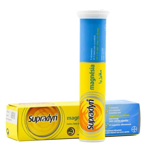 SUPRADYN MAGNESIA EFFERVESCENT B/15. .