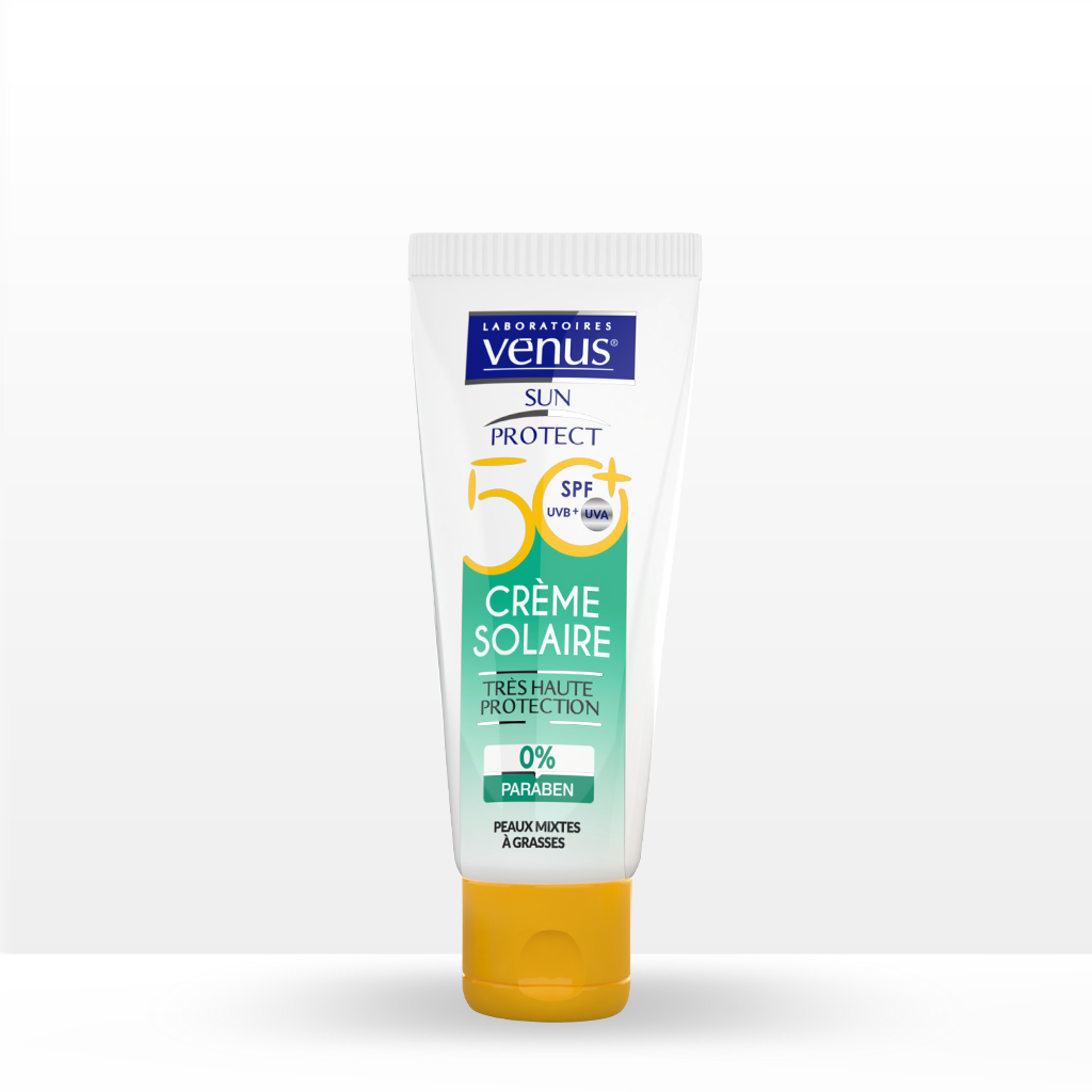 VENUS CREME SOLAIRE SPF 50+ 50ML PEAUX MIXTES A GRASSES