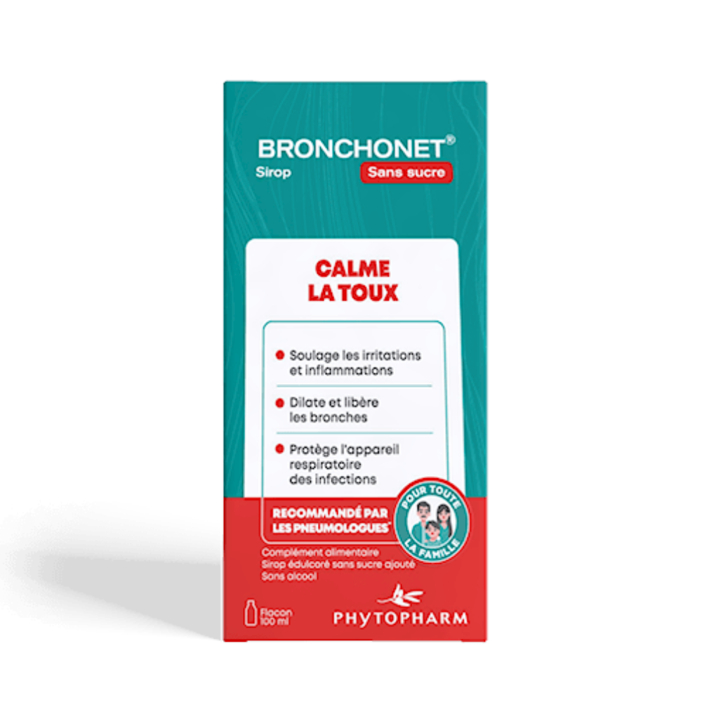 MAGPHARM BRONCHONET SIROP SANS SUCRE 100ML C/48