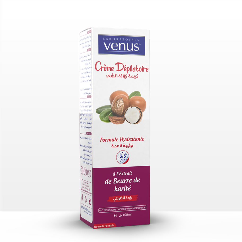 VENUS CREME DEPILATOIRE BEURRE DE KARITE 100ML