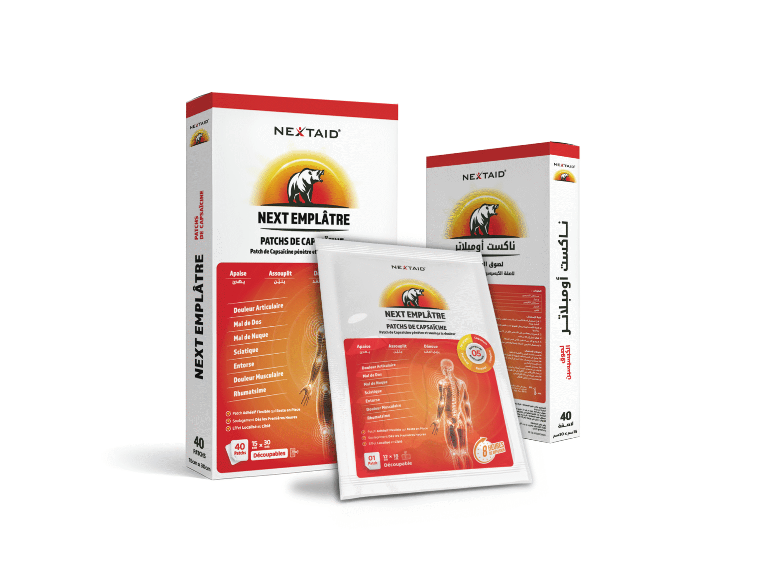 NEXTAID NEXT EMPLATRE CAPSICUM -PM- EFFET MENTHOLE C/30
