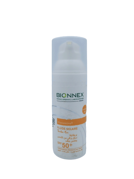 BIONNEX PREVENTIVA FLUIDE SOLAIRE TOUCHER SEC SPF50+