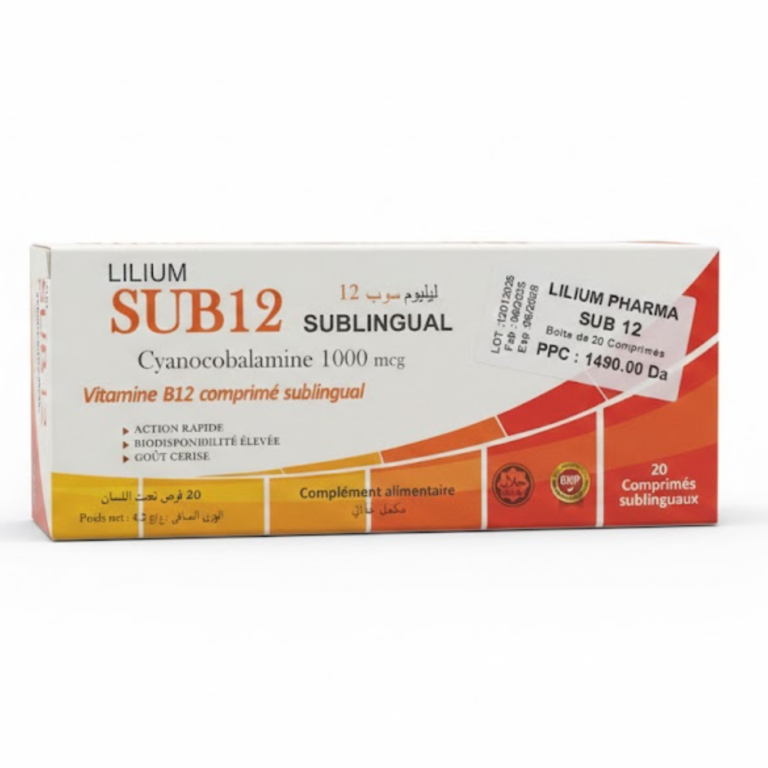 LILIUM SUB12 VITAMINE B12 1MG BT/20 COMP . C/220