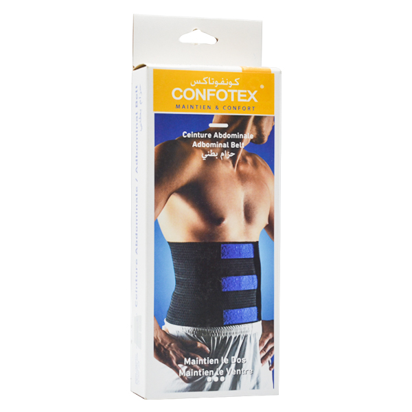 CONFOTEX CEINTURE ABDOMINALE DOS & VENTRE REGLABLE