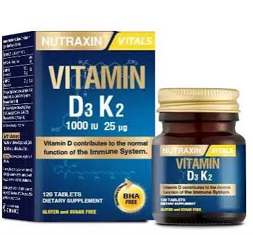 NUTRAXIN VITAMINE D3+K2 COMP C/30