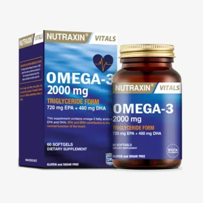 NUTRAXIN OMEGA-3 2000MG B/60 CP C/30