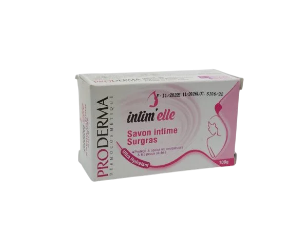 PRODERMA INTIMELLE SOIN INTIME CORPOREL SAVON SURGRAS 100 GR