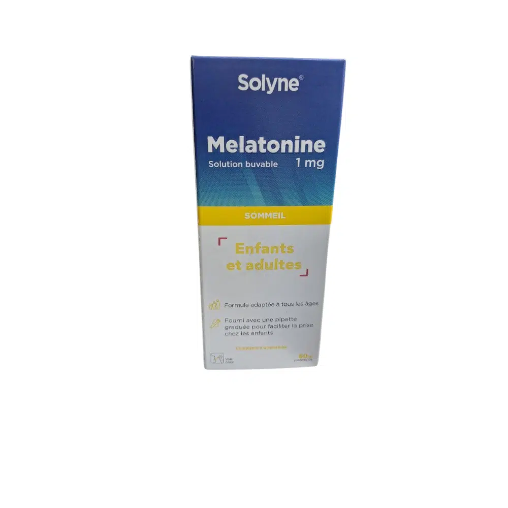 MAGPHARM SOLYNE MELATONINE 1MG SOLUTION BUVABLE ENFANTS/ADULTES 60ML C/60