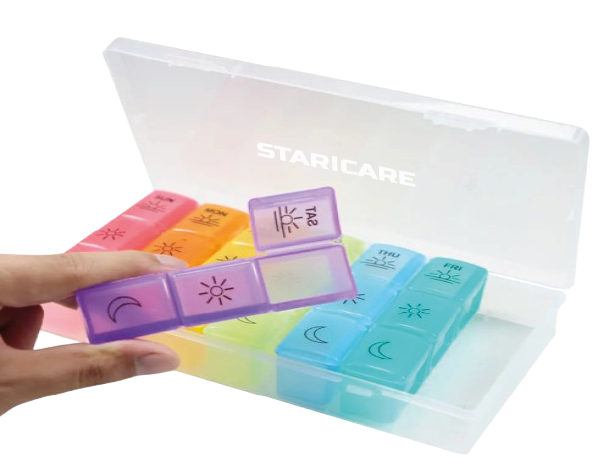 STAR CARE PILULIER HEBDOMADAIRE POUR PRISE DE MEDICAMENT