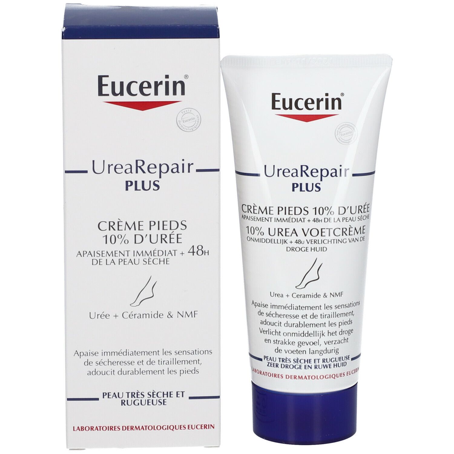 EUCERIN REPAIR PLUS CREME PIEDS 10% 100ML