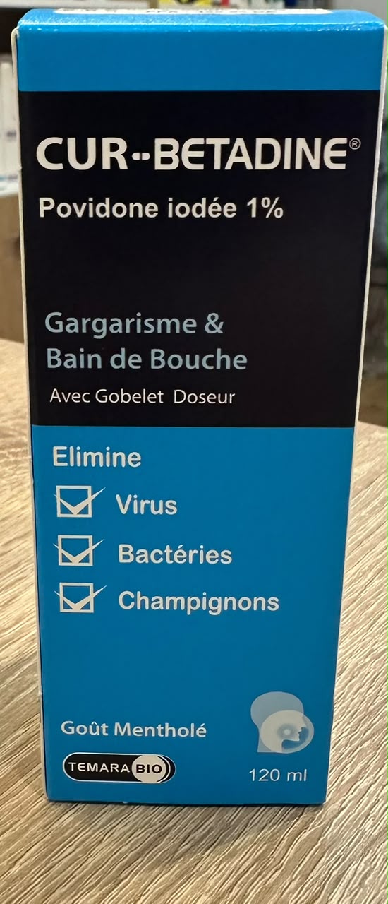 CURE-BETADINE BAIN DE BOUCHE 120ML