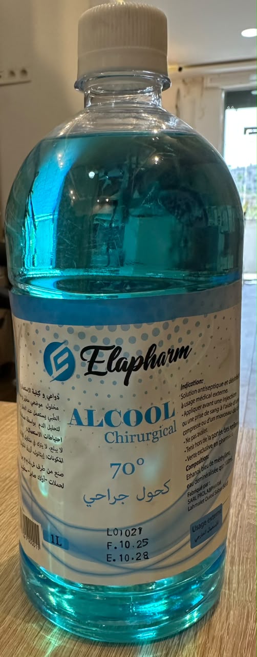 ELAPHARM ALCOOL CHIRURGICAL FL/1 LITRE 