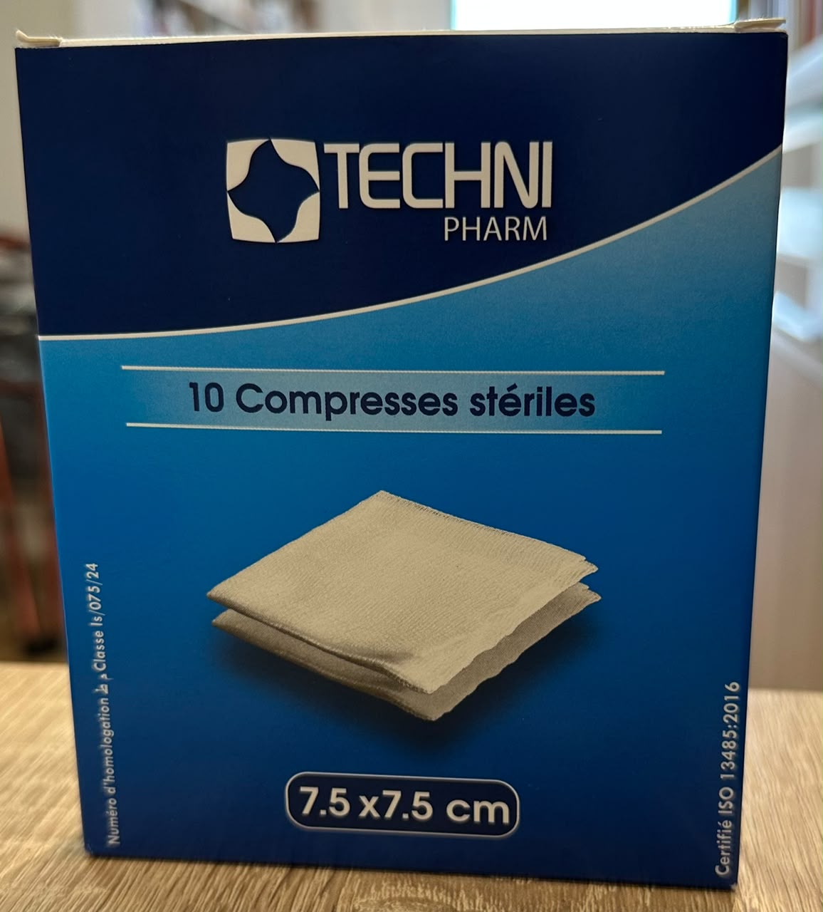 TECHNIPHARM COMPRESSE STERILE 7.5X7.5  B/10