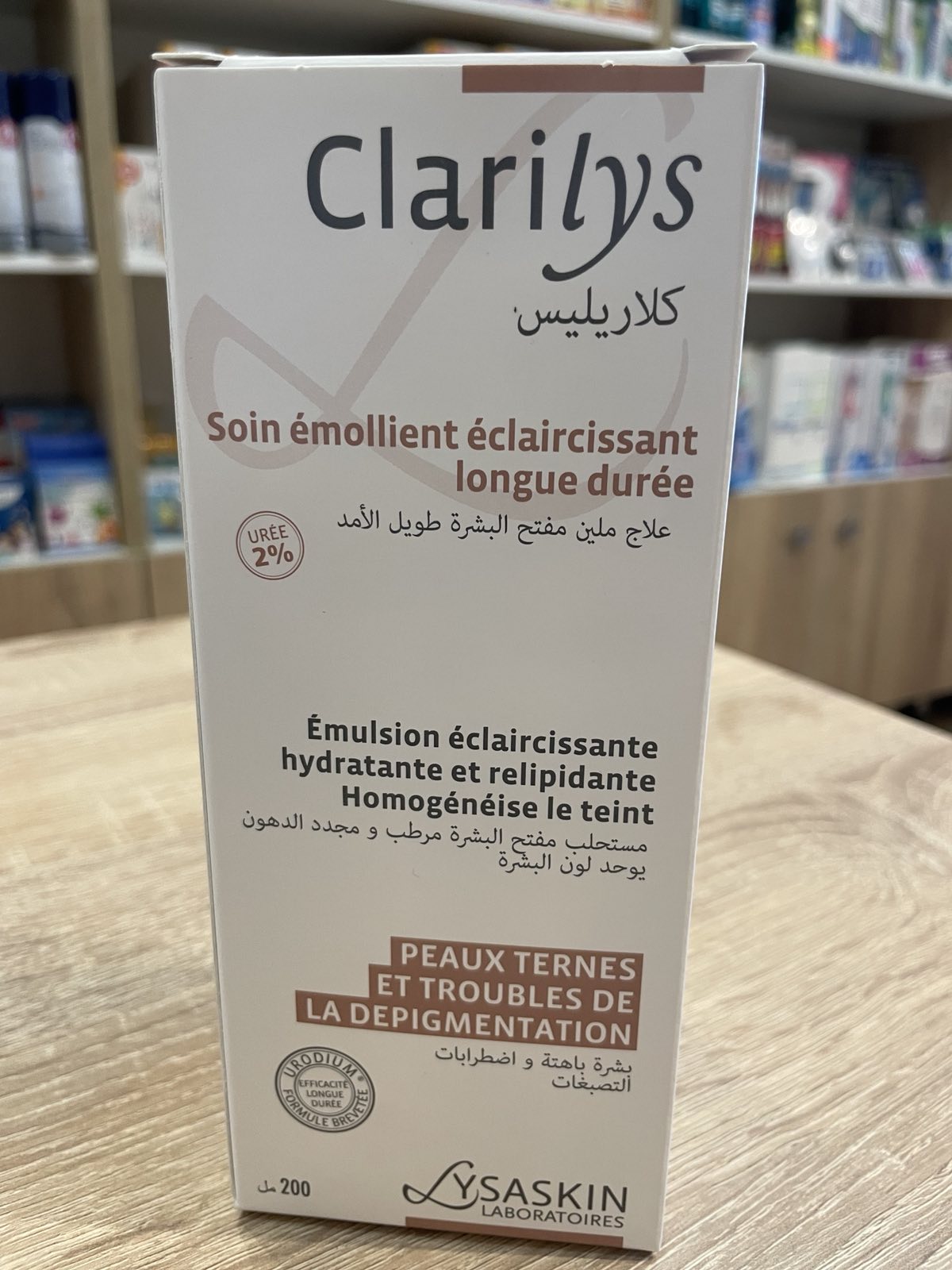 ACM LYSASKIN CLARILYS EMOLIENT ECLAIRCISSANT LONGUE DUREE 200ML C/20