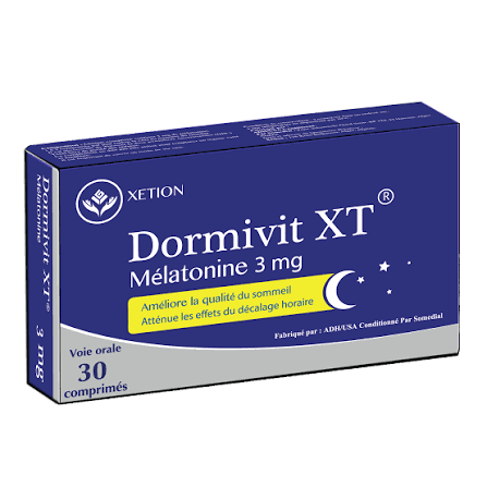 XETION DORMIVIT MELATONINE 3MG B/15 COMP C/56