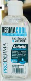 DERMACOOL GEL HYDROALCOOLIQUE 100 ML