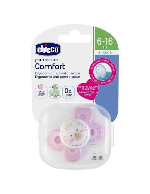 CHICCO SUCETTE COMFORT 6-16M -ROSE-
