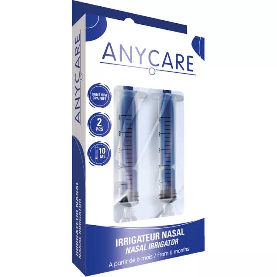 SOPHARMAL ANYCARE SERINGUE NASALE 10ML BT/2 - BLEU-