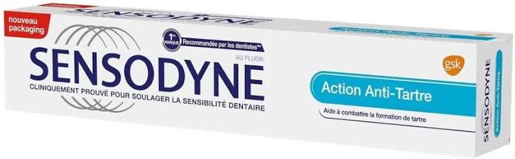 SENSODYNE DENTIFRICE ACTION ANTI TARTRE 75ML