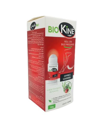 BIOKINE GEL ROLLON JAMBES LOURDES 50 G