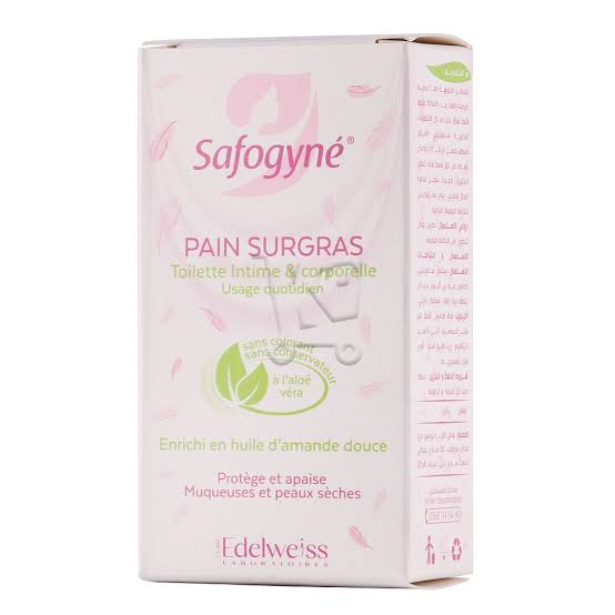 PHARMAGHREB EDELWEISS SAFOGYNE ANTISEPTIQUE PAIN SURGRAS 100GR C/40