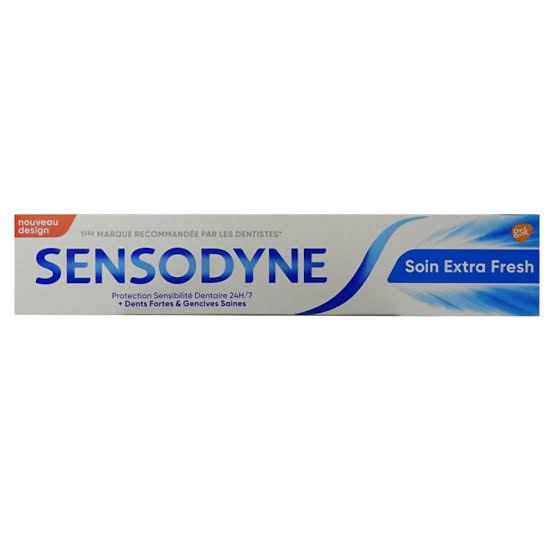 SENSODYNE DENTIFRICE SOIN EXTRA FRESH 75ML