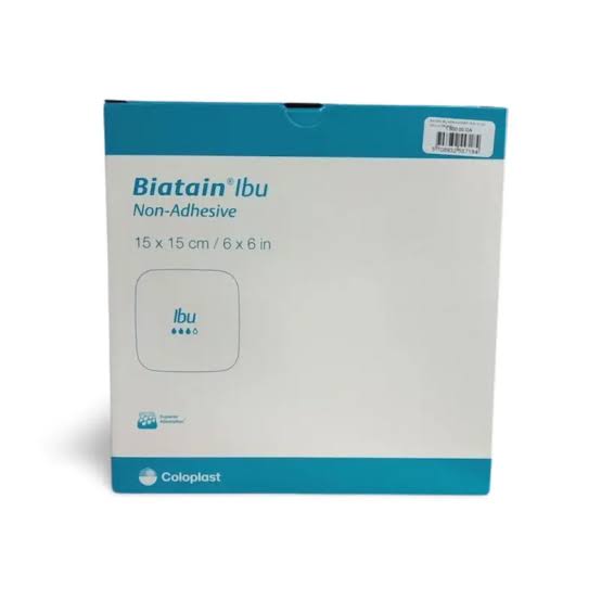 COLOPLAST BIATAIN IBU NON-ADHESIVE 10CM X 10CM R-4110 B/5 ESCARRE