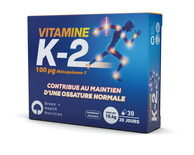 GREEN H VITAMINE K2 100 MCG BT/30 CPS