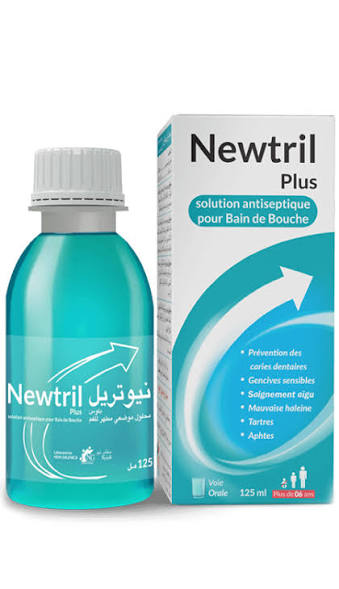 NEWTRIL PLUS BAIN BOUCHE 125ML VERT