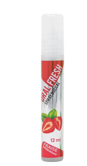 ORAL FRESH NEW SPRAY BUCCAL 20ML FRAISE  -ROUGE-