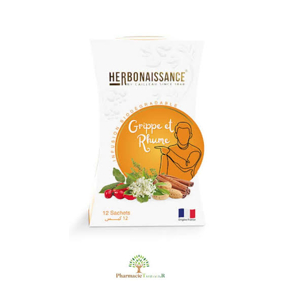 HERBONAISSANCE TISANE -NV- GRIPPE ET RHUME