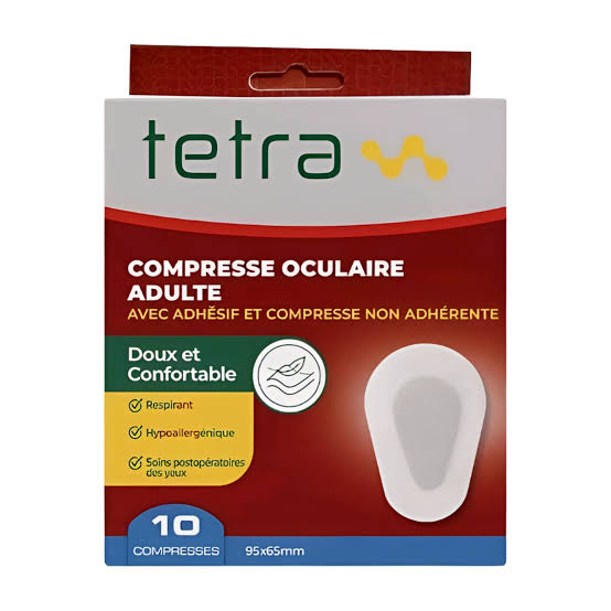 TETRA COMPRESSE OCULAIRE ADULTE B/10 SW-102