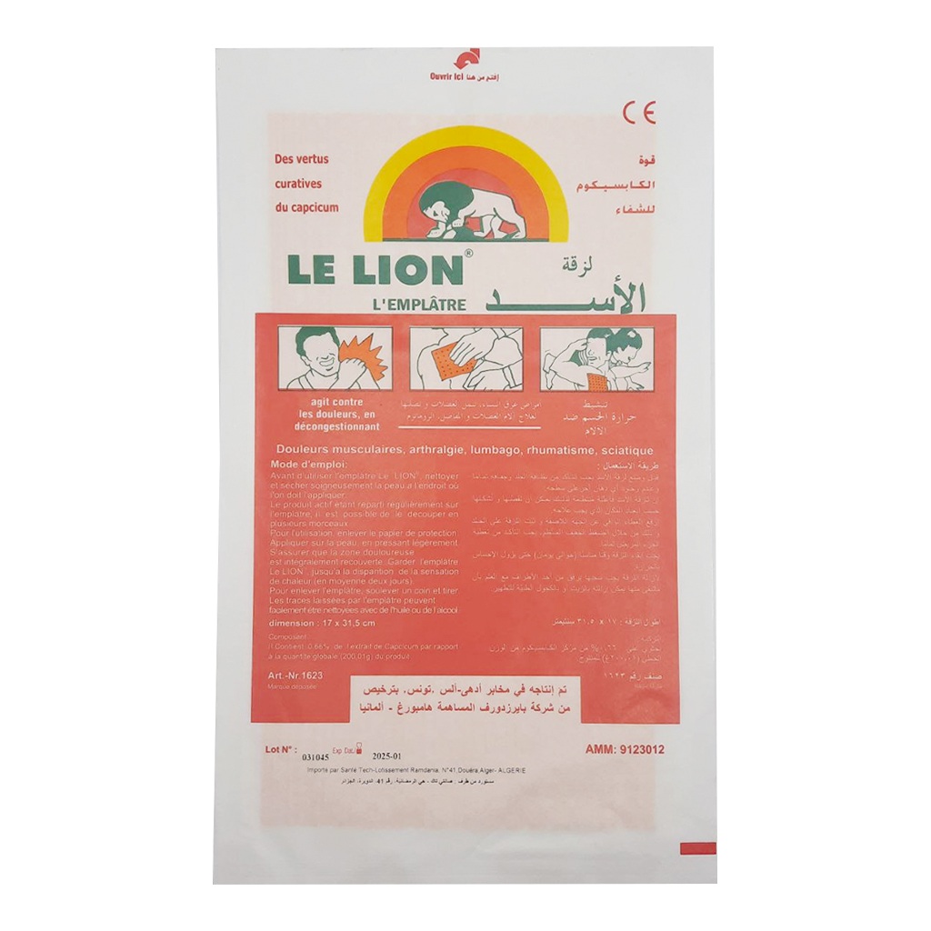 LE LION EMPLATRE GM 17CMX31.5CM P/30