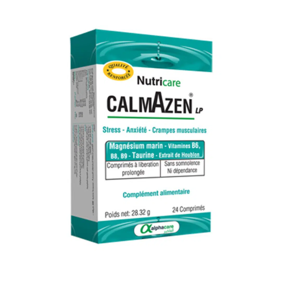 ALPHACAR NUTRICARE CALMAZEN STRESS/FATIGUE BT/24 COMP C/140